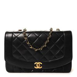 Chanel Lambskin Medium Single Flap Black