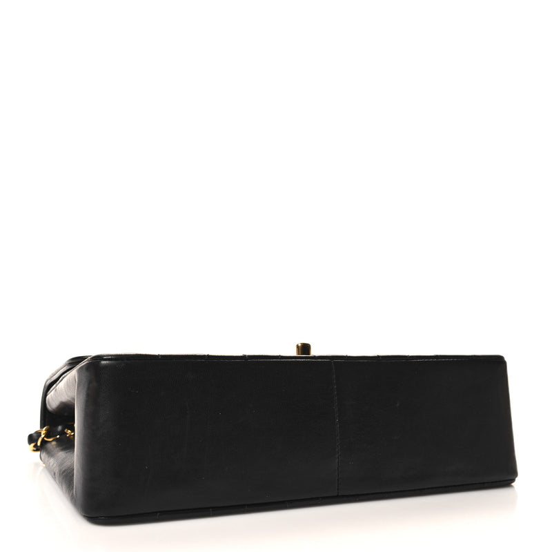 Chanel Lambskin Medium Single Flap Black