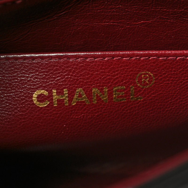 Chanel Lambskin Medium Single Flap Black