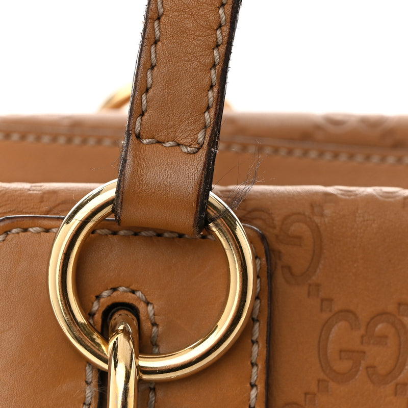 Gucci Guccissima Medium Gg Charm Satchel