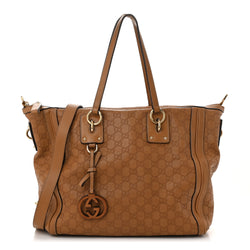 Gucci Guccissima Medium Gg Charm Satchel