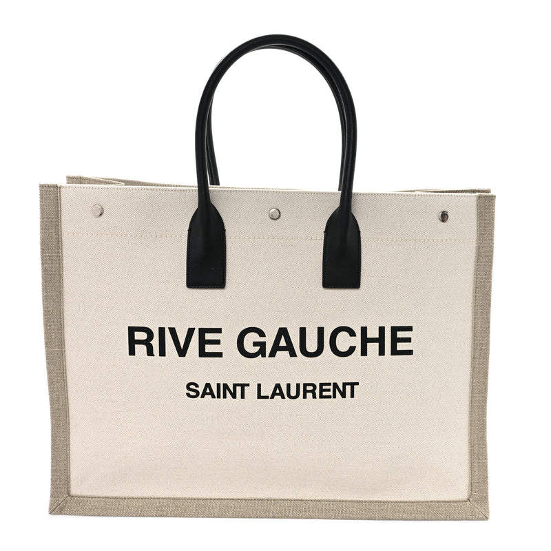 Saint Laurent Linen Calfskin Rive Gauche