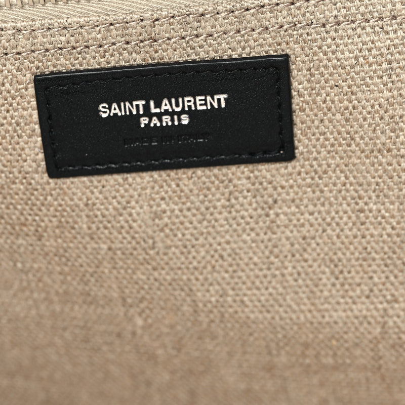Saint Laurent Linen Calfskin Rive Gauche