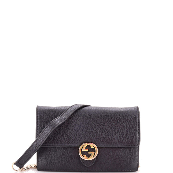 Interlocking Wallet On Chain Leather