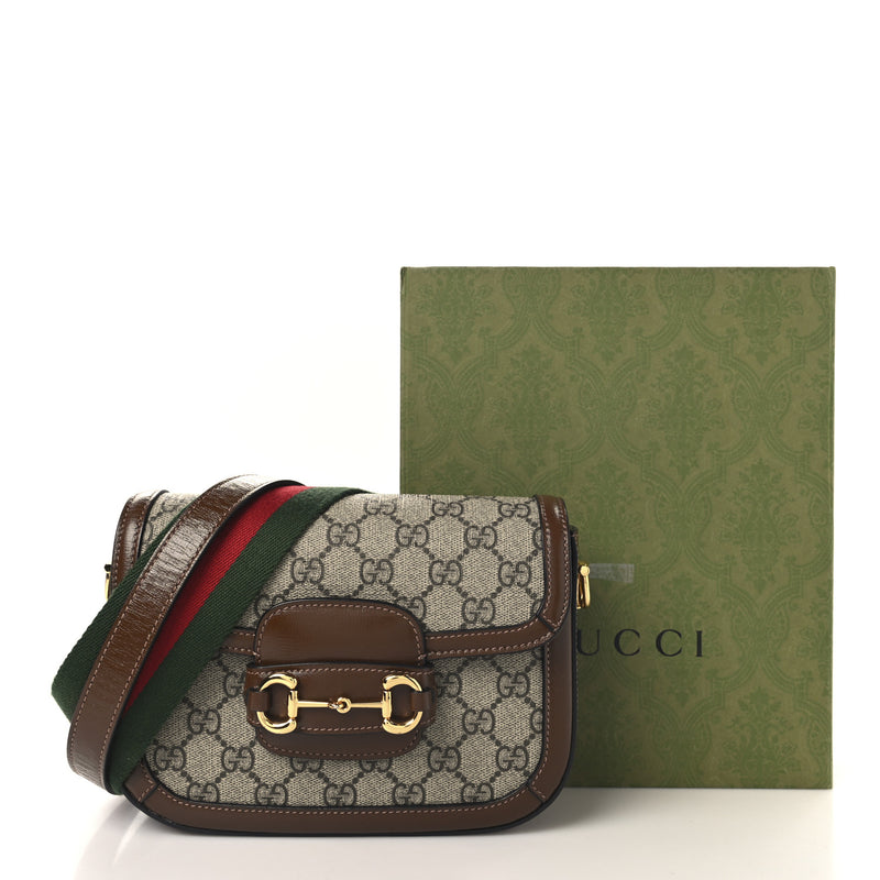 Gucci Gg Supreme Web Mini Horsebit