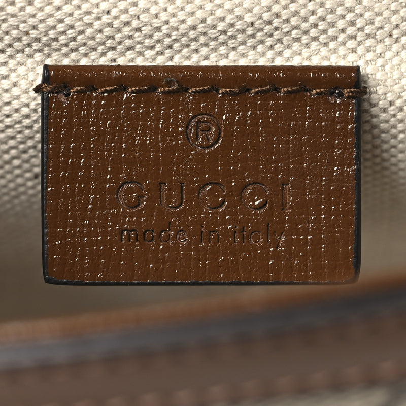 Gucci Gg Supreme Web Mini Horsebit