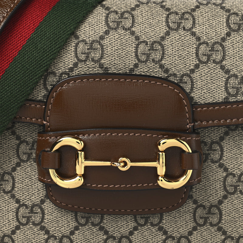 Gucci Gg Supreme Web Mini Horsebit