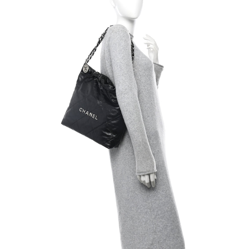 Chanel Shiny Calfskin Quilted Small 22