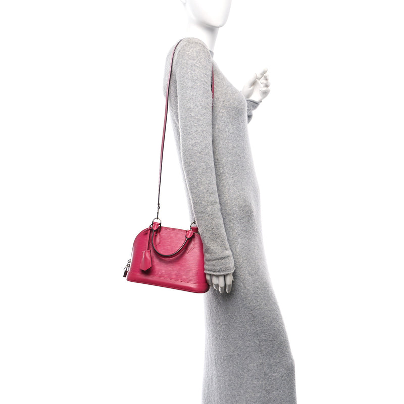 Louis Vuitton Epi Alma Bb Hot Pink