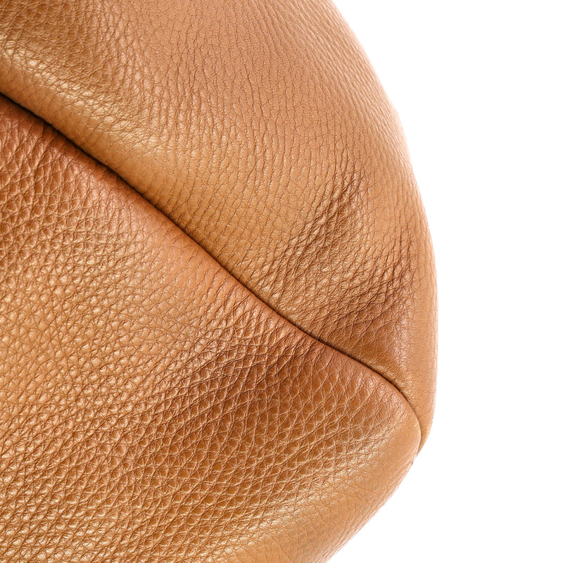 Side Pocket Zip Hobo Vitello Daino Large
