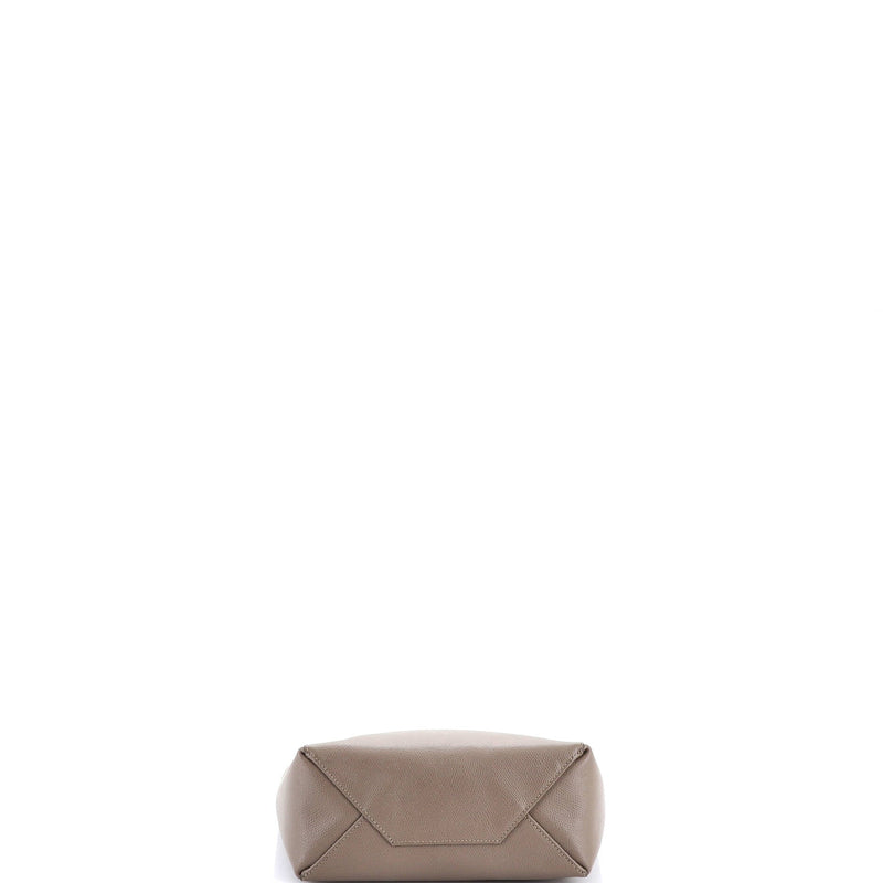 Vertical Cabas Tote Grained Calfskin