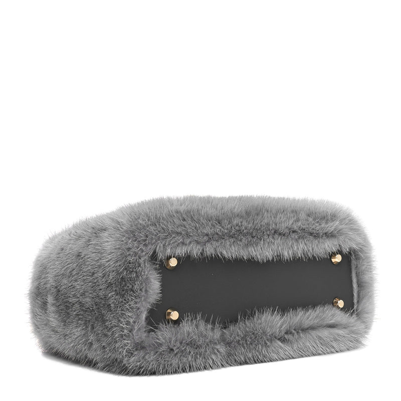 Christian Dior Mink Fur Mini Lady Grey