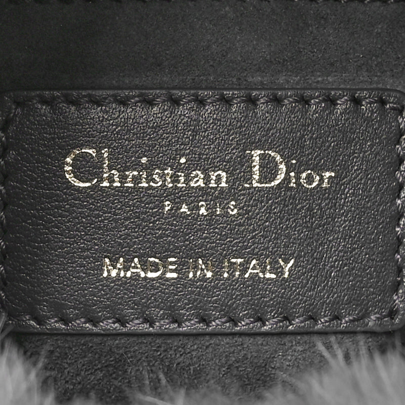 Christian Dior Mink Fur Mini Lady Grey