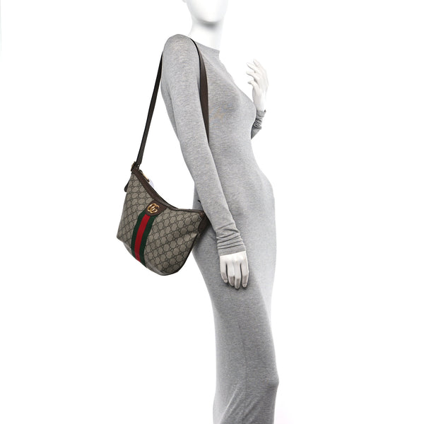 Gucci Gg Supreme Web Small Ophidia Half