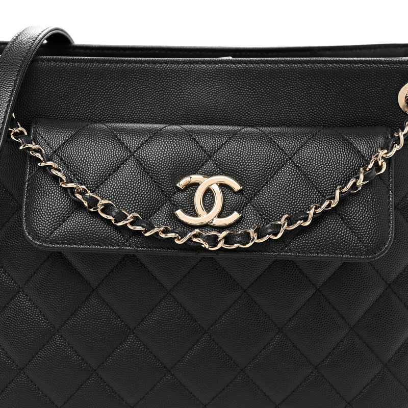 Chanel Caviar Quilted In Out Flap