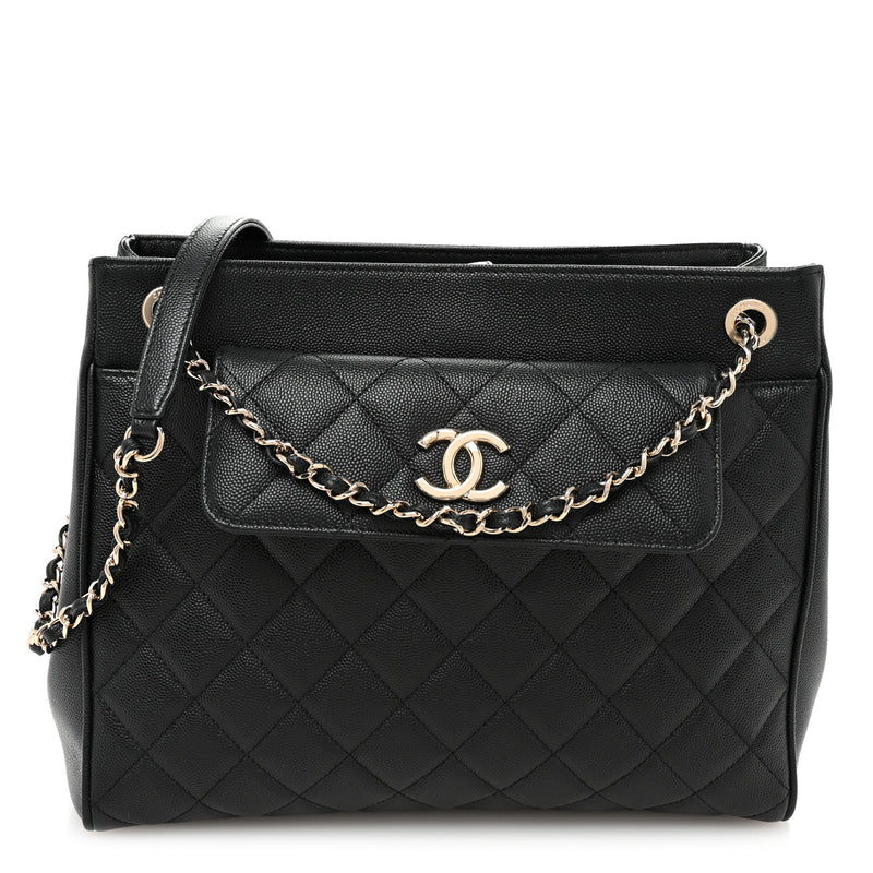 Chanel Caviar Quilted In Out Flap