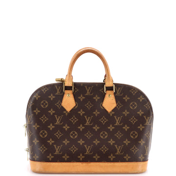 Vintage Alma Handbag Canvas Pm