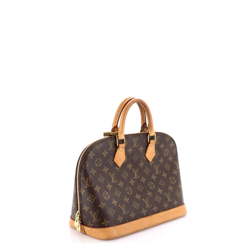 Vintage Alma Handbag Canvas Pm