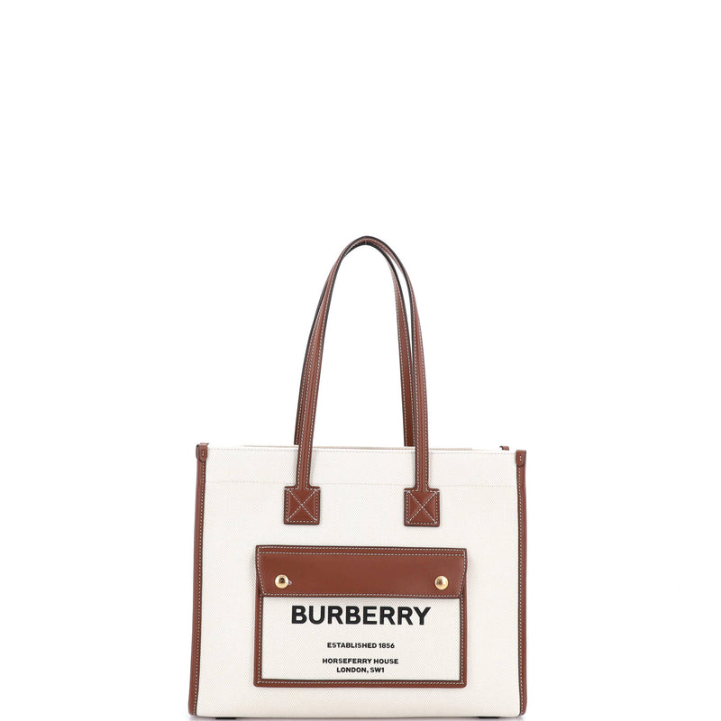 Freya Shopping Tote Canvas With Leather