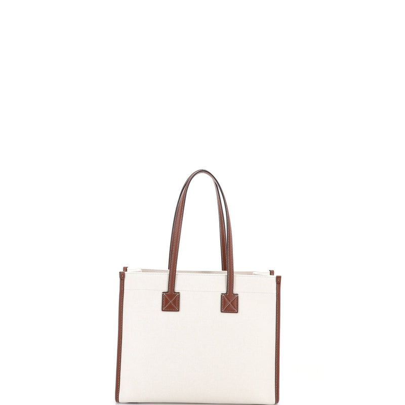 Freya Shopping Tote Canvas With Leather