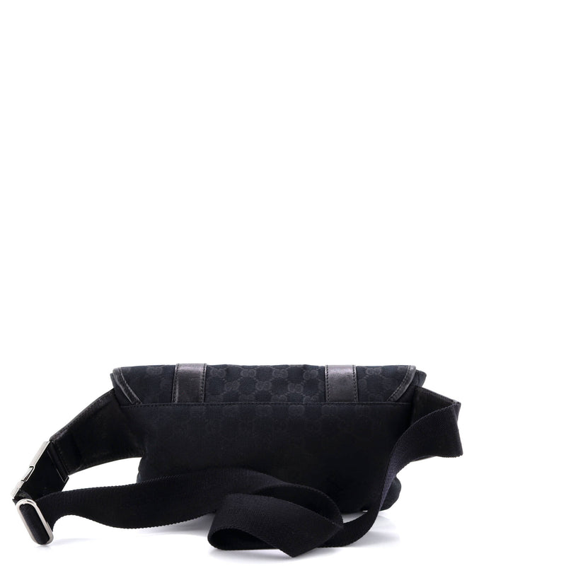 Vintage Double Buckle Belt Bag Gg Canvas