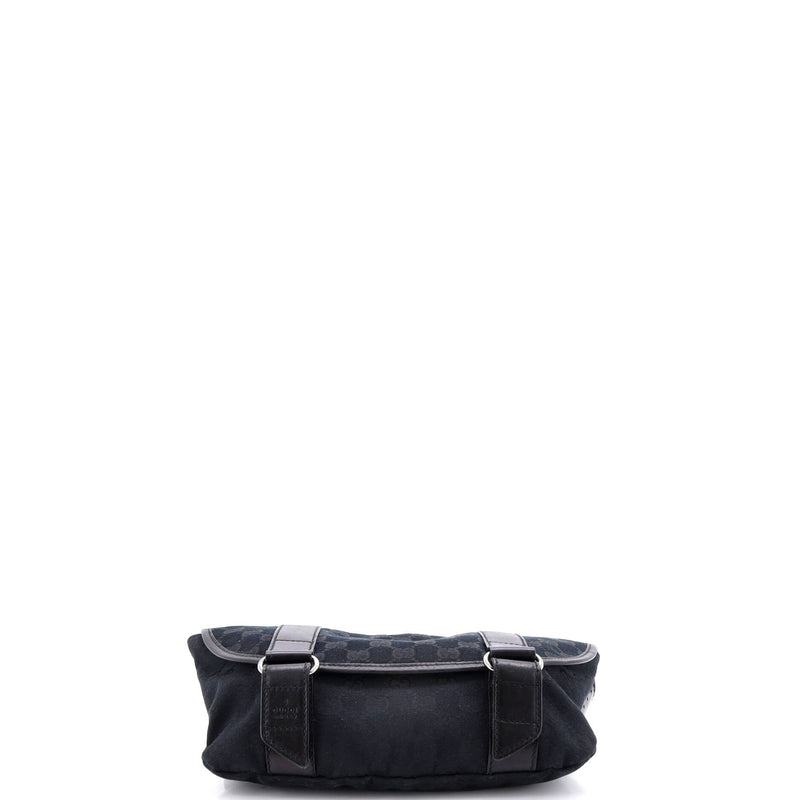Vintage Double Buckle Belt Bag Gg Canvas