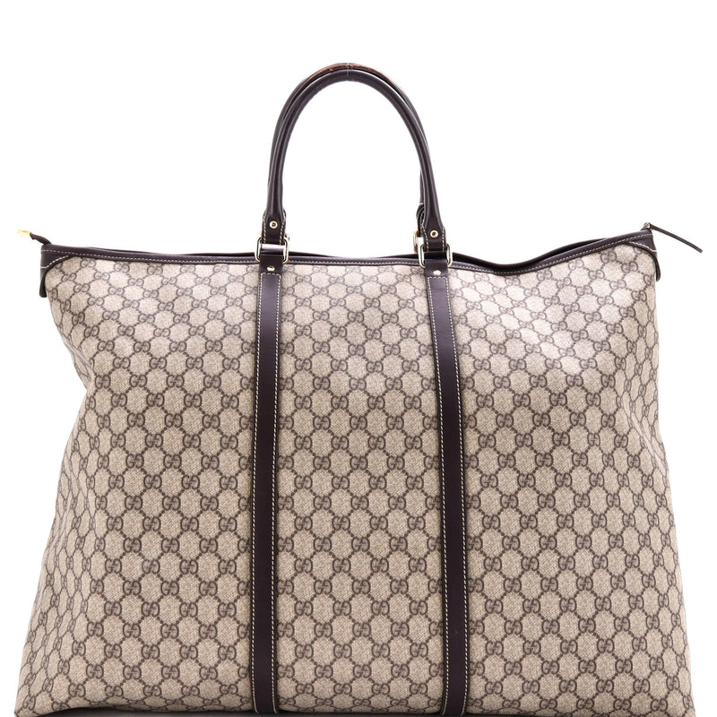 Joy Zip Top Tote Gg Coated Canvas Xl