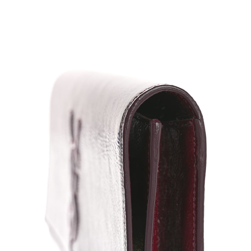 Saint Laurent Textured Patent Calfskin
