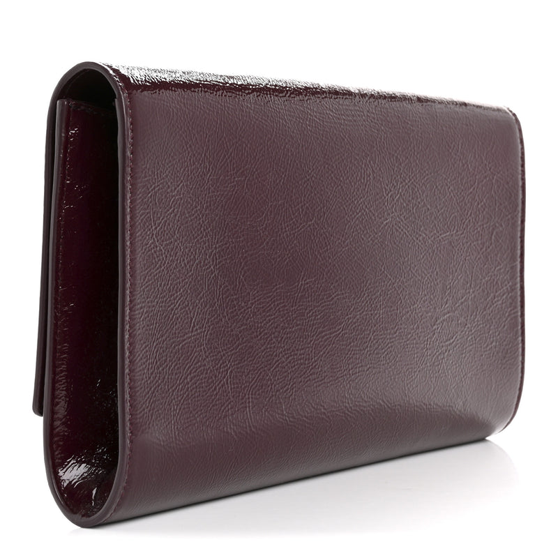 Saint Laurent Textured Patent Calfskin