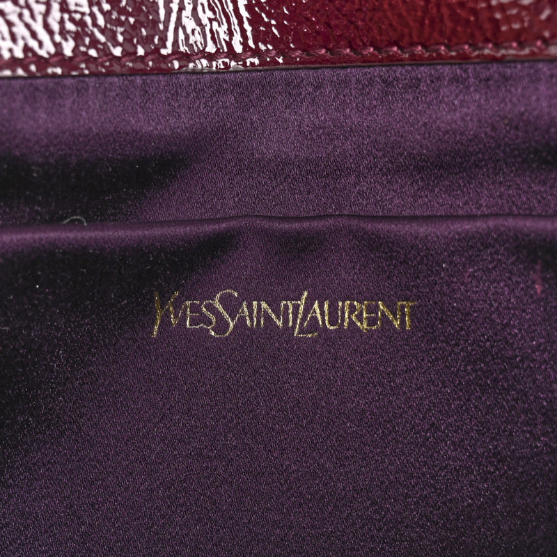 Saint Laurent Textured Patent Calfskin