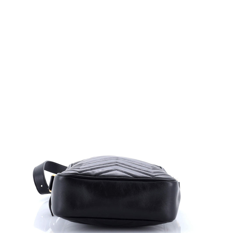 Gg Marmont Zip Messenger Bag Matelasse