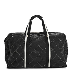 Chanel Nylon Large Travel Duffle Bag