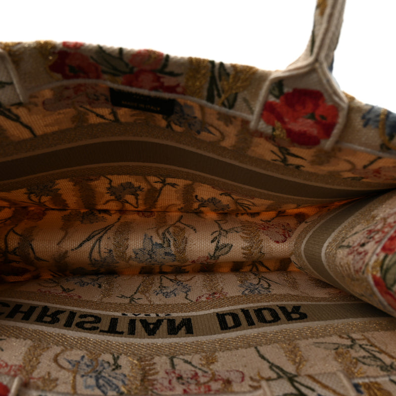 Christian Dior Canvas Embroidered Medium
