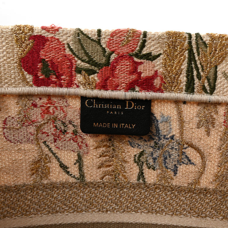 Christian Dior Canvas Embroidered Medium