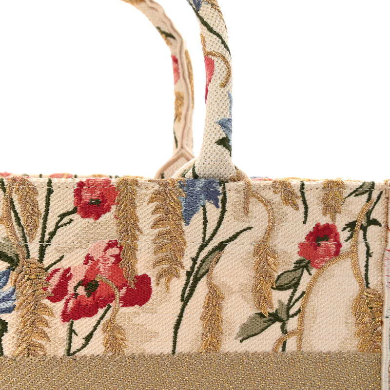 Christian Dior Canvas Embroidered Medium