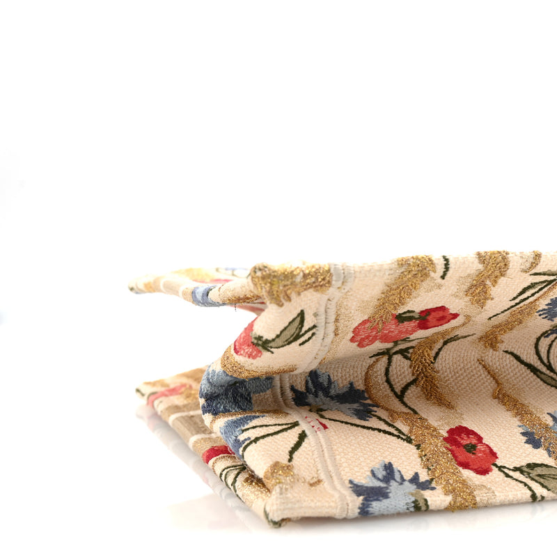 Christian Dior Canvas Embroidered Medium