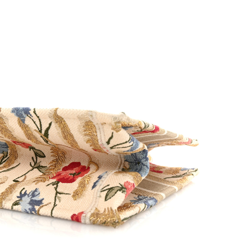 Christian Dior Canvas Embroidered Medium