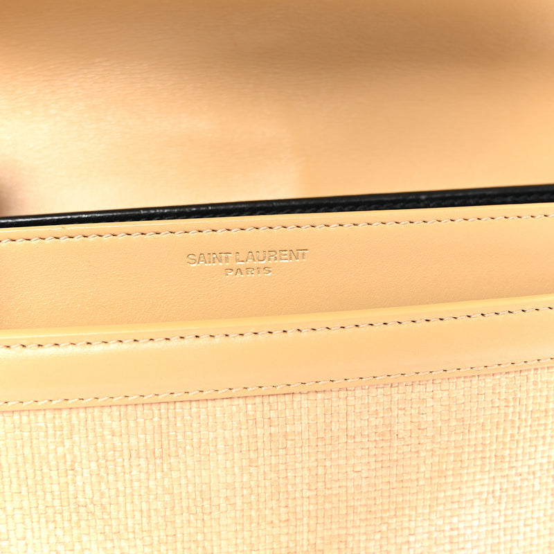 Saint Laurent Canvas Calfskin Classic