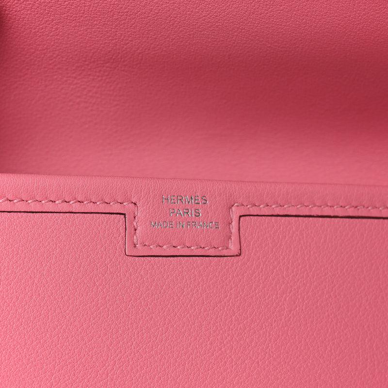 Hermes Swift Jige Elan 29 Clutch Rose