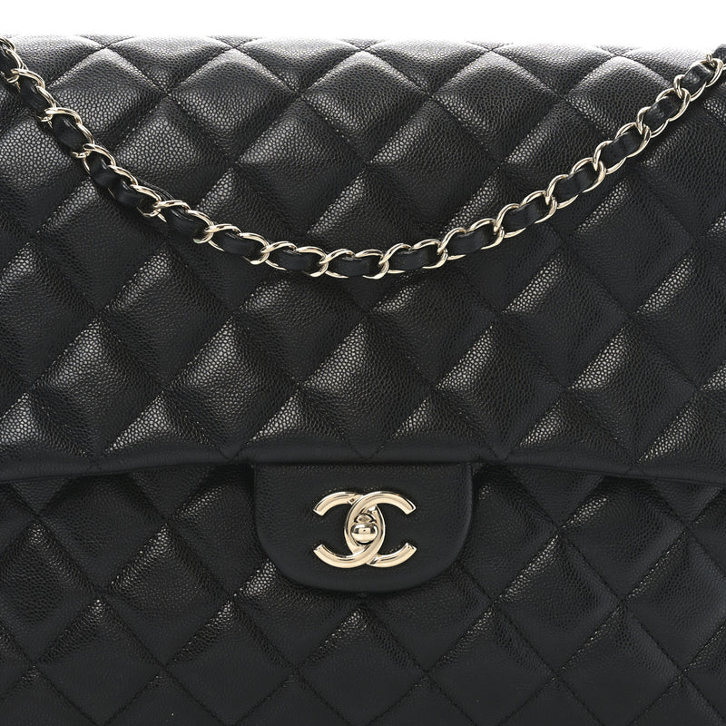 Chanel Caviar Quilted Xxl Travel Flap