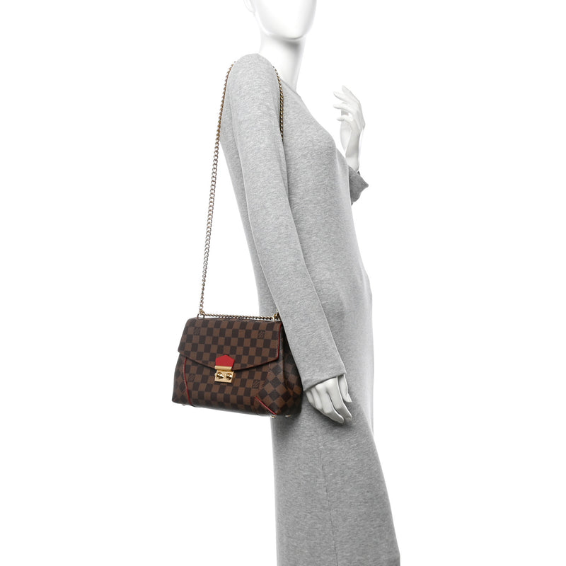Louis Vuitton Damier Ebene Caissa Clutch