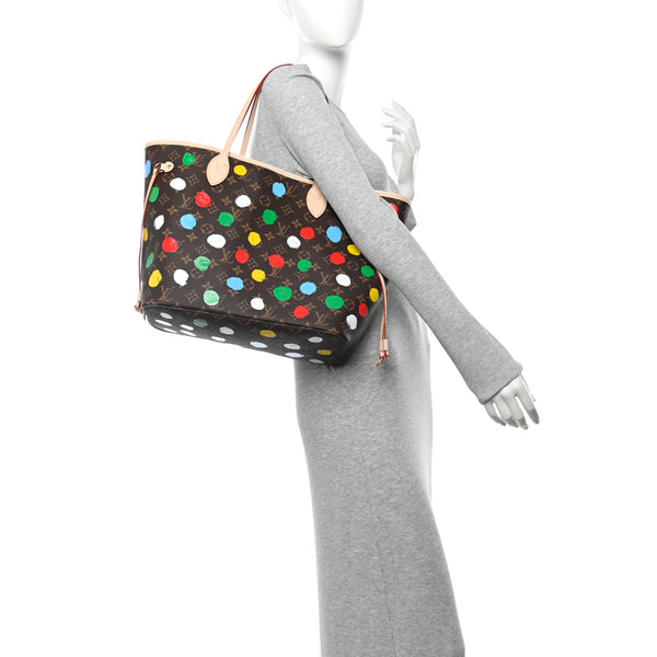 Louis Vuitton Lv X Yk Dots Neverfull Mm