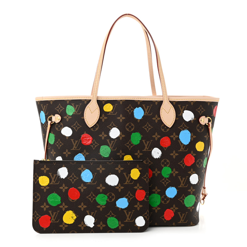 Louis Vuitton Lv X Yk Dots Neverfull Mm