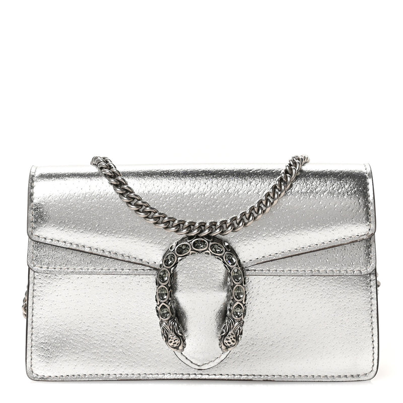 Gucci Metallic Calfskin Super Mini