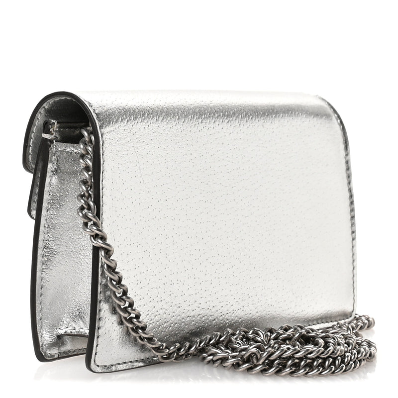 Gucci Metallic Calfskin Super Mini