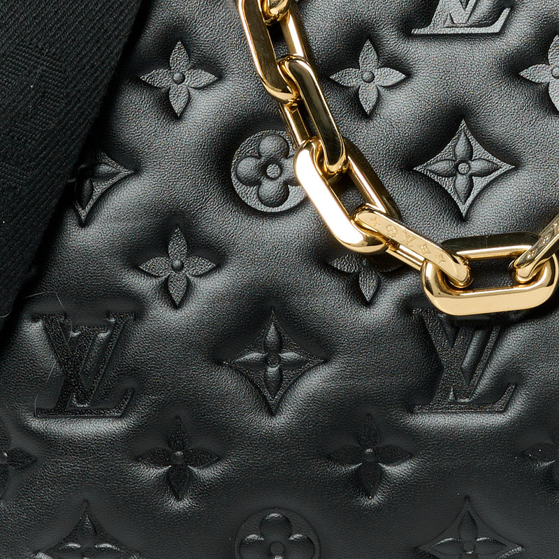 Louis Vuitton Lambskin Embossed Coussin