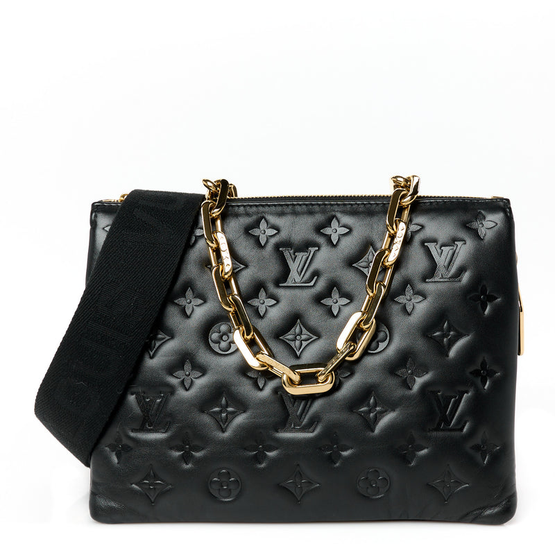 Louis Vuitton Lambskin Embossed Coussin