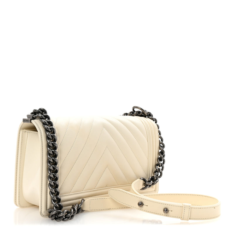 Chanel Lambskin Chevron Quilted Medium