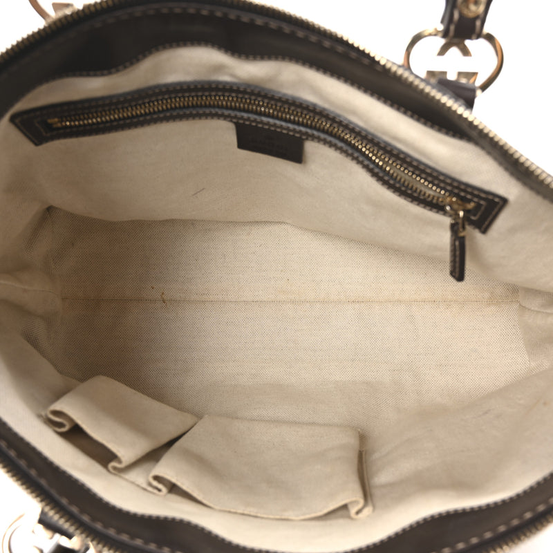 Gucci Small Lovely Heart Tote Dark Brown