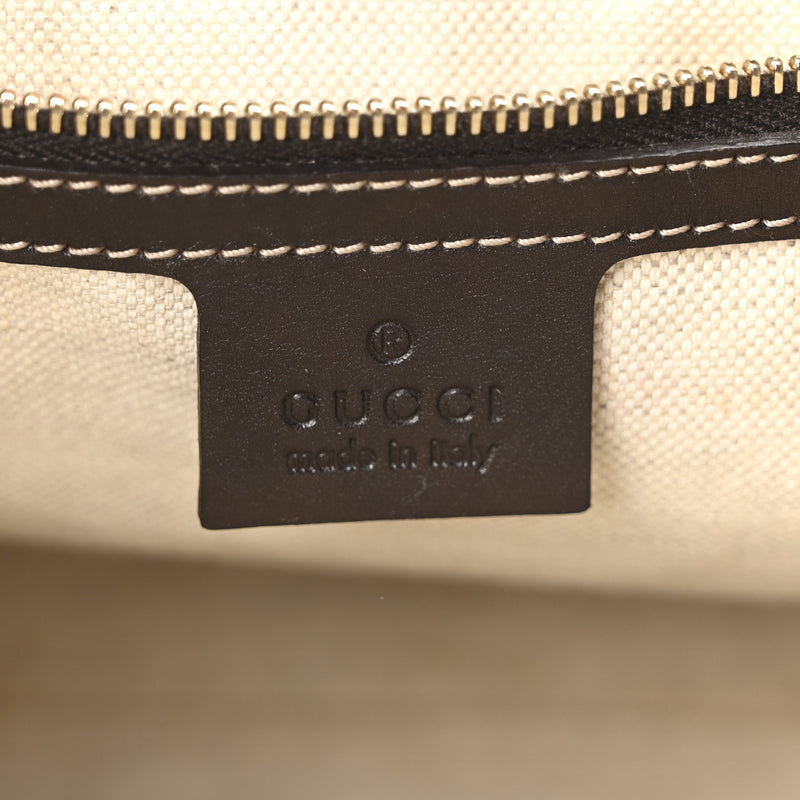 Gucci Small Lovely Heart Tote Dark Brown